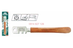 Dao cắt kính TOTAL THT561301 130mm, cán gỗ, lưỡi làm từ kim cương và kim loại khác