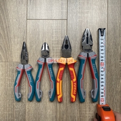 Bộ kìm điện cao cấp TOTAL 4 cây THT2K0456, 8-6-6-7 inch, thép CR-V