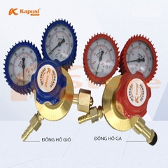 Đồng hồ ga điều áp khí gas và oxy (K-2008 và K-2006) KAPUSI, van giảm áp, áp suất 15Mpa