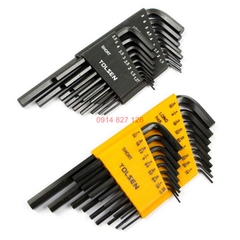 Bộ lục giác hệ met- inch hãng Tolsen 36 chi tiết 20094 thép cr-v