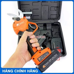 Máy cắt tỉa cành cây K-6888 Kapusi dùng pin cao cấp, Kìm điện tỉa cây 600w