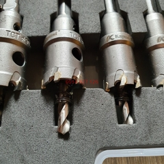 Bộ 6 mũi khoét sắt, Inox Kapusi bao gồm 16 -18 - 20 - 22 - 25 - 30  K-3692