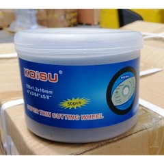 Hộp 50 Viên Đá Cắt Kim Loại Koisu Hãng KOURITSU 105x1.2x16mm Tiêu Chuẩn EN 12413 - Lưỡi Cắt Sắc Bền Không Rung Lắc