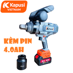 Máy Bắn Ốc Pin Kapusi K6896 Đầu 3/4 Inch 3300N.m - Động Cơ Không Chổi Than Brushless Lực Siết Mạnh Chính Hãng, BH 12T