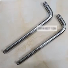 Tay Vặn Chữ L 1/2 Inch KOURITSU Dài 25cm (10 Inch) - Cần Siết Khẩu L 1/2 Thép Cr-V Cao Cấp Thiết Kế 2 Đầu Bi, BH 12 Tháng