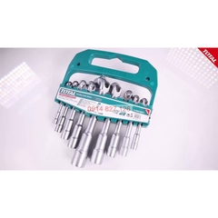 Bộ chìa vặn góc chữ L 9 chi tiết (đồng điếu) Total TLASWT0901 dụng cụ vặn ốc, bu lông