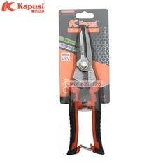 Kìm cắt dây đa năng KAPUSI Nhật Bản K-9117 215mm, 3 trong 1 cắt-tuốt dây-bấm đầu cốt