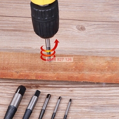 Bộ taro ren ngược nhổ ốc gãy 5 chi tiết từ 3-18mm hãng KAPUSI K-3687