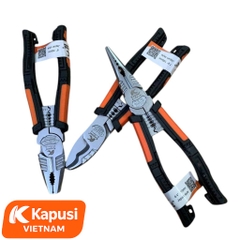 Kềm Điện Đa Năng Kapusi K-8080 Hàm Cắt Độ Cứng Cao 65HRC - Tích Hợp Khe Tuốt Dây Điện 1.0-6.0mm2, BH 12 tháng