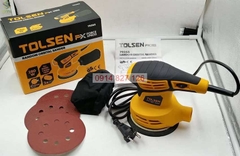 Máy chà nhám đánh bóng tròn TOLSEN 79565 280W, đế nhám phi125mm, chịu lực và chống biến dạng tốt