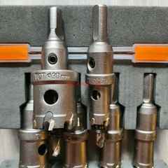 Bộ 6 mũi khoét sắt, Inox Kapusi bao gồm 16 -18 - 20 - 22 - 25 - 30  K-3692