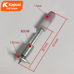 Hộp 100 Đinh Bê tông hạt nổ Tạo Ren M8, M10 – Giải Pháp Hiệu Quả Cho Thi Công Kết Cấu Kim Loại