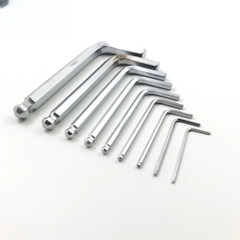 Bộ Lục Giác Bi Ngắn 9 Cây KOURITSU T04405 Từ 1.5-10mm Thép Cr-V- Hộp Khóa Lục Giác Cầm Tay Bảo Hành 12 Tháng