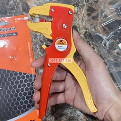 Kìm tuốt dây điện mỏ quạ KAPUSI K-9114, tuốt dây từ 0.5-6mm