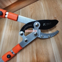 Kéo Cắt Cành Cộng Lực K-8906 KAPUSI Nhật Bản, kéo dài tối đa 1m, Bh 12 Tháng