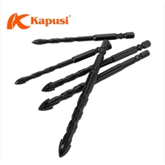 Hộp 5 mũi khoan đa năng hãng Kapusi Nhật Bản chuôi lục giác cỡ 6,8,10,12mm, có tem chống hàng giả
