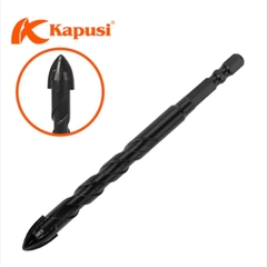 Hộp 5 mũi khoan đa năng hãng Kapusi Nhật Bản chuôi lục giác cỡ 6,8,10,12mm, có tem chống hàng giả