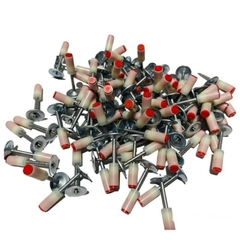 Hộp 200 đinh nổ bê tônh nấm hạt nổ KAPUSI cỡ 7.3mm dùng cho máy bắn đinh, bắn xuyên bê tông, sắt, thạch caoBh 6 tháng