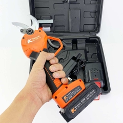 Máy cắt tỉa cành cây cán đen cao cấp Kapusi Japan, pin 21V công suất 600W thép HSS, BH 12 tháng Kouritsu Official Store