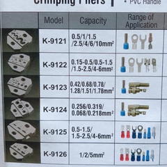 Kìm Bấm Cốt Kapusi Chính Hãng K-9121 – K-9126 | Thép Cr-V Cộng Lực | Bấm Cos Chuẩn Xác, Bền Bỉ, Bh 12 tháng