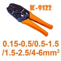 Kìm Bấm Cốt Kapusi Chính Hãng K-9121 – K-9126 | Thép Cr-V Cộng Lực | Bấm Cos Chuẩn Xác, Bền Bỉ, Bh 12 tháng