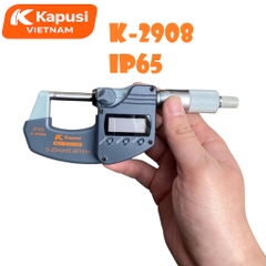 Thước Kẹp Cơ PANME Kapusi K-2908 và K-2909 ĐỘ CHIA 0.001MM, chất liệu thép cứng, trang bị màn hình LCD, Bh 12 tháng