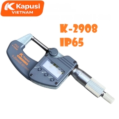Thước Kẹp Cơ PANME Kapusi K-2908 và K-2909 ĐỘ CHIA 0.001MM, chất liệu thép cứng, trang bị màn hình LCD, Bh 12 tháng