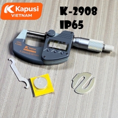 Thước Kẹp Cơ PANME Kapusi K-2908 và K-2909 ĐỘ CHIA 0.001MM, chất liệu thép cứng, trang bị màn hình LCD, Bh 12 tháng