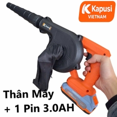 Máy Thổi Hút Bụi Pin 21V Kapusi K-00094 – 2 Chức Năng Thổi & Hút, Motor Lõi Đồng, Nhẹ Gọn Dễ Dùng, Bh 12 tháng