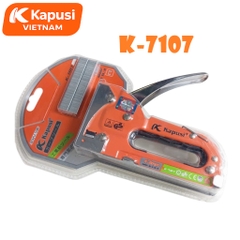 KÌM BẤM GHIM CẦM TAY 3 TRONG 1 Kapusi K-7107 – DÙNG ĐINH 13/6 & 13/8, THÉP HỢP KIM BỀN BỈ, Bh 12 tháng