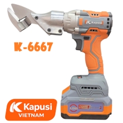 Thân Máy Cắt Tôn Pin 21V Kapusi K-6667 – Động Cơ Không Chổi Than, Chân Pin Phổ Thông 4cm, Bh 12 tháng Kapusi Vietnam
