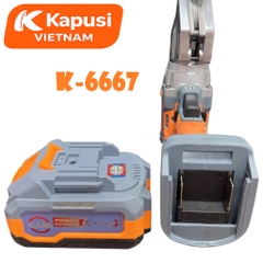 Thân Máy Cắt Tôn Pin 21V Kapusi K-6667 – Động Cơ Không Chổi Than, Chân Pin Phổ Thông 4cm, Bh 12 tháng Kapusi Vietnam
