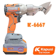 Thân Máy Cắt Tôn Pin 21V Kapusi K-6667 – Động Cơ Không Chổi Than, Chân Pin Phổ Thông 4cm, Bh 12 tháng Kapusi Vietnam