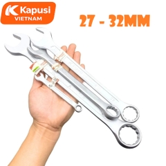 CỜ LÊ VÒNG MIỆNG CỠ LỚN 27–32MM KAPUSI – THÉP CR-V SIÊU CHỊU LỰC, CHUYÊN SIẾT ỐC CÔNG NGHIỆP NẶNG, BH 12 tháng