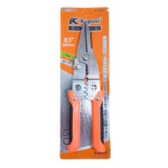 Kìm Đa Năng Trợ Lực 5 Trong 1 Kapusi K-9117 – Bấm Cos, Cắt, Tuốt, Tách, Uốn Dây Chuyên Nghiệp, Bh 12 tháng