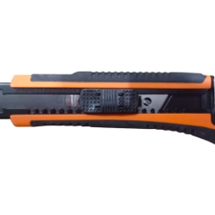 Dao Rọc Giấy Kapusi K-8747 Cao Cấp Khổ 18mm, Lưỡi Thép CRV SK5 Sắc Bén, Cán Nhựa Bọc Cao Su, Tặng 3 Lưỡi, BH 12 tháng