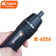 Máy Bắt Vít Pin Kapusi K-6224 3.6V – Pin 2000mAh, 30 Chi Tiết, Sạc Type-C, Nhẹ Gọn 270g, Có Đèn Báo, Bh 12 tháng