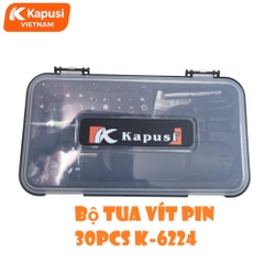 Máy Bắt Vít Pin Kapusi K-6224 3.6V – Pin 2000mAh, 30 Chi Tiết, Sạc Type-C, Nhẹ Gọn 270g, Có Đèn Báo, Bh 12 tháng