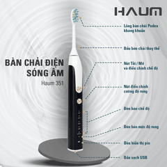 Bàn chải điện sóng âm Haum H351