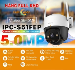 Camera Wi-Fi 5MP IMOU Cruiser SE+ 3K  | IPC-S51FEP | Đàm thoại 2 chiều | Thùng 8 cái