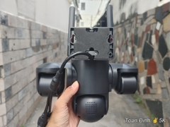 YOOSEE F56JD-20MPX Camera Wi-Fi 4 mắt 3 khung hình, có đèn báo động đỏ, chống trộm (Hộp màu | Bảo hành 12 tháng | Thùng 24c)