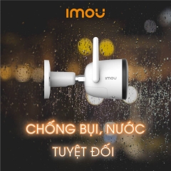 (2) IMOU F32FP 2K 3MP | F52FP 3K 5MP - Camera Wifi 3MP ngoài trời | Ban đêm có màu | Chống nước IP67