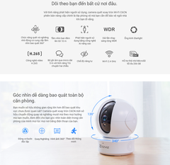 True WDR - EZVIZ C6Cn Pro 2K+ Camera Wi-Fi  có Công nghệ CHỐNG NGƯỢC SÁNG THỰC | ĐPG 2560×1440 @ 25fps