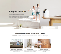 IMOU A32 PRO 3MP (RANGER 2 PRO 2K với: Wifi 6 - 5Ghz | Full Color | AOR | H.265 | 512GB | Góc rộng hơn | Loa to hơn | Nhận diện Human tốt hơn | KLT: 350g)