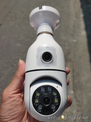 (2) Camera Wi-Fi YOOSEE BÓNG ĐÈN chui E27 tiện lợi (Góc rộng, xoay 360 độ, gọi thoại 2 chiều, có màu ban đêm, thùng 50-100c)