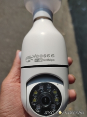 (2) Camera Wi-Fi YOOSEE BÓNG ĐÈN chui E27 tiện lợi (Góc rộng, xoay 360 độ, gọi thoại 2 chiều, có màu ban đêm, thùng 50-100c)