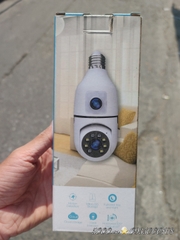 (2) Camera Wi-Fi YOOSEE BÓNG ĐÈN chui E27 tiện lợi (Góc rộng, xoay 360 độ, gọi thoại 2 chiều, có màu ban đêm, thùng 50-100c)