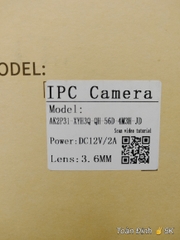 YOOSEE F56JD-20MPX Camera Wi-Fi 4 mắt 3 khung hình, có đèn báo động đỏ, chống trộm (Hộp màu | Bảo hành 12 tháng | Thùng 24c)