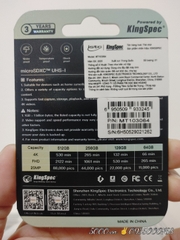 (2) KINGSPEC 64G / 128G - Thẻ nhớ Chính Hãng ✌ ISTC | 5 năm | Thùng 12 Hộp 30c