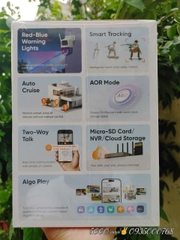 2 Mắt Camera 10MP IMOU S7XeP Pro 5MP + 5MP, LED xanh đỏ (Camera Wi-Fi Cruiser Dual 2 | Outdoor | FullColor | Có đèn báo động xanh đỏ giống Công An)